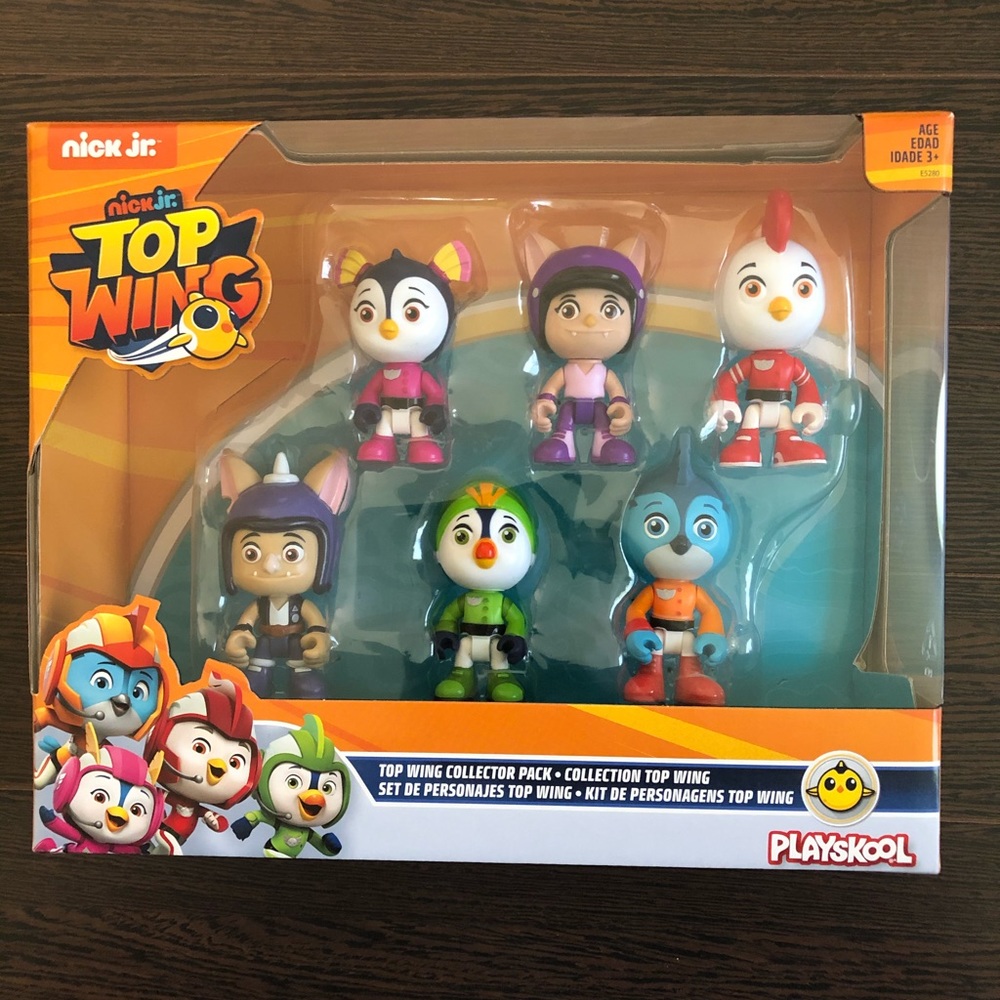 Nick Jr Top Wing Set of All Characters 6pcs